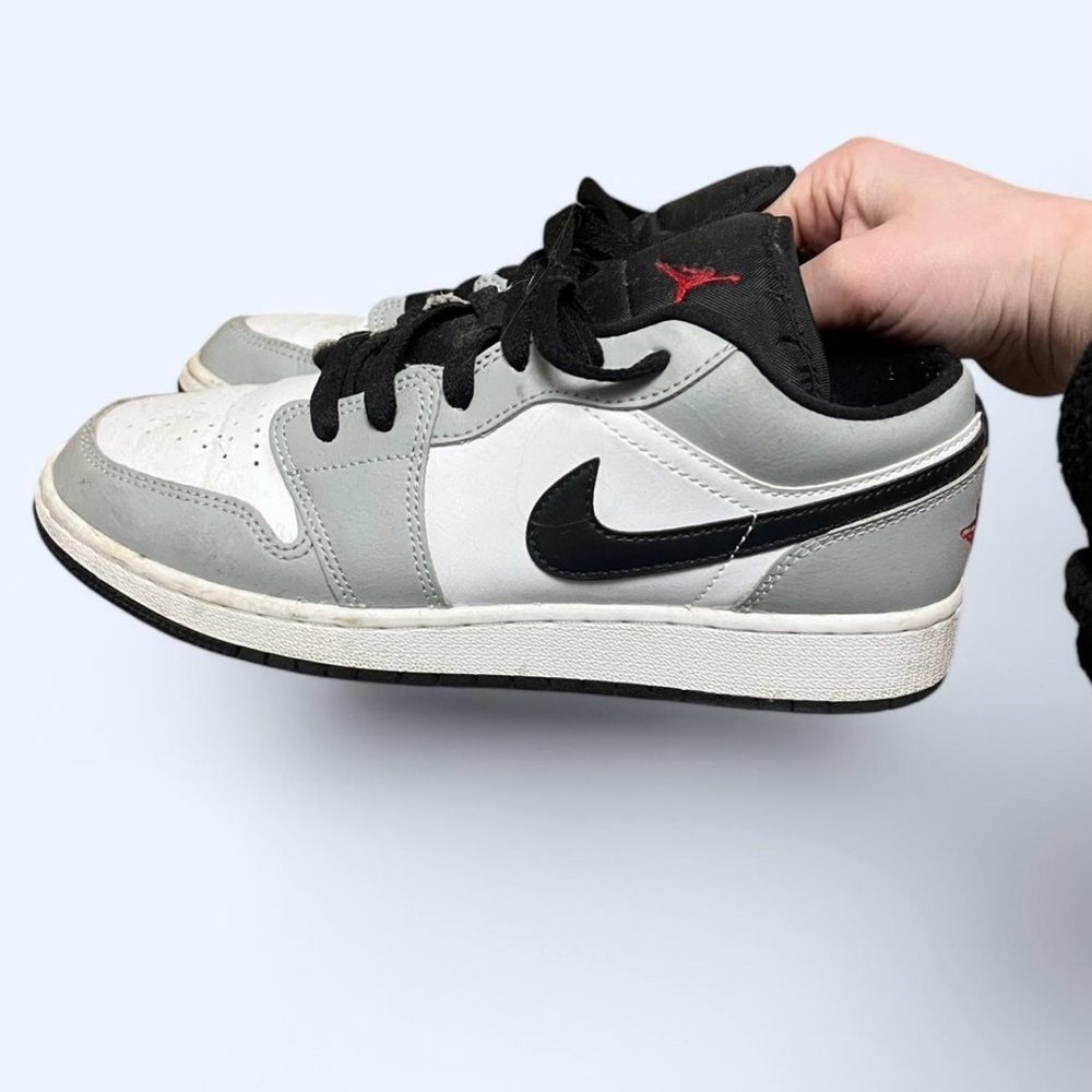 Nike Air Jordan Low Sneakers in Gray and White